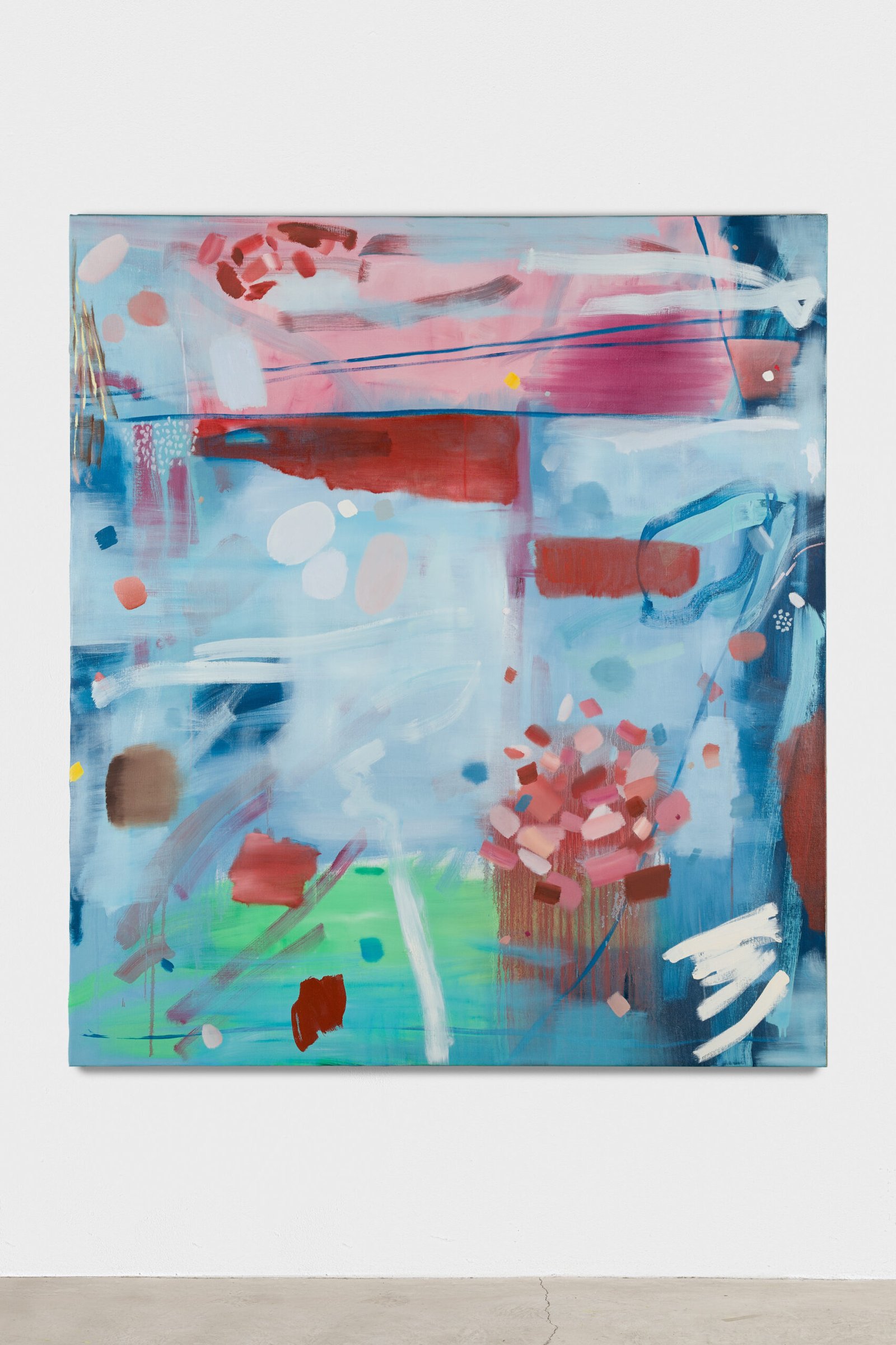 Kiss under summer rain